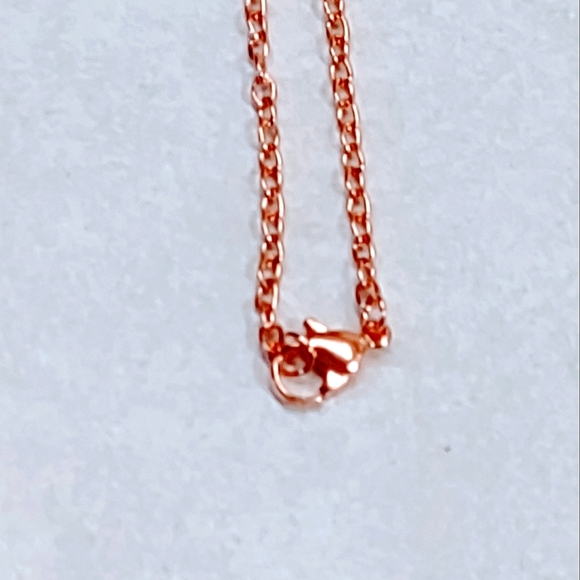 LAVENDER PURPLE CHALCEDONY & GARNET BEADS WIRE WRAPPED COPPER PENDANT AND CHAIN - Picture 7 of 8